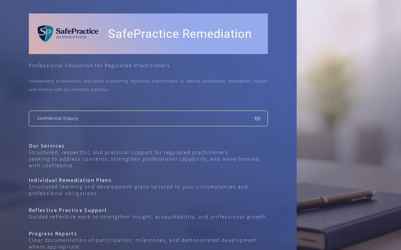 SafePractice Remediation & Professional Education